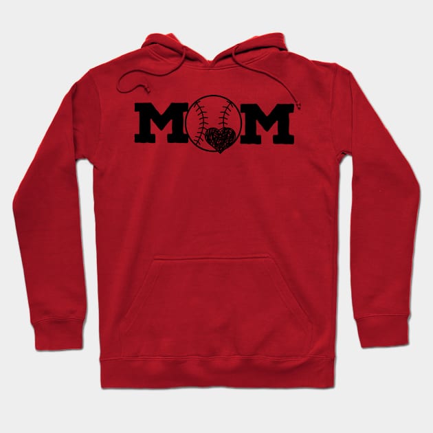 Mom loves baseball Hoodie by Apparels2022